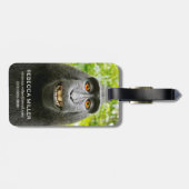 Aap Selfie Bagagelabel (Achterkant horizontaal)