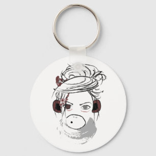 aap. sleutelhanger