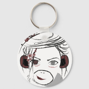aap. sleutelhanger