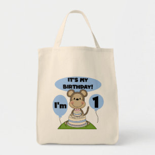 Aap Verjaardag Jongen 1e Tote Bag