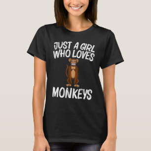 aap voor meisjes Kinder primaat T-shirt