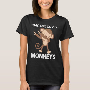 aap voor meisjes mam ape dierentuin t-shirt