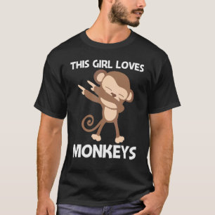 aap voor meisjes mam ape dierentuin t-shirt