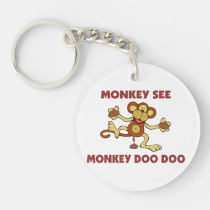 aap zie aap doo doo sleutelhanger