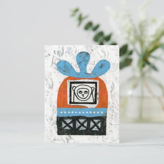 Aap ziet al het Briefkaart (Staand voorkant)