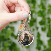 Aap ziet sleutelhanger (Hand)