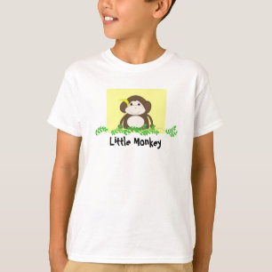 Aapje met klimplanten t-shirt