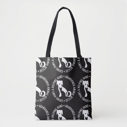 AAR All-Over-Print Canvas tas, gemiddeld Tote Bag (Voorkant)