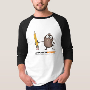 Aar op Raglan van het Man T-shirt - de Mentor van