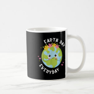 Aard-dag Elke Dag T-shirt Kinderen Meisje Vrouwen Koffiemok