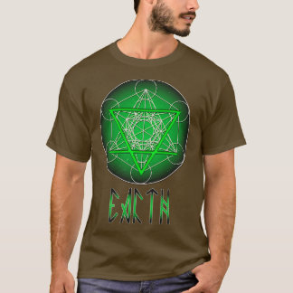 Aardalchemische elementen Metatron Witchcraft T-shirt