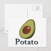 Aardappel Briefkaart (Voorkant / Achterkant)
