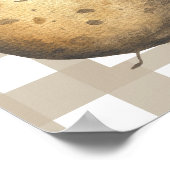 Aardappel Eerste Verjaardag Milestone Verjaardag Poster (Hoek)