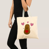 Aardappel Hartjes Tote Bag (Voorkant (product))
