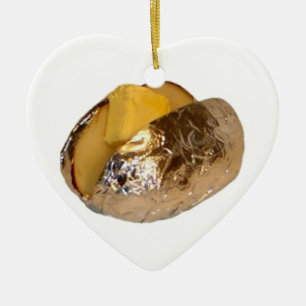 Aardappel in de schil keramisch ornament