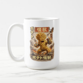 Aardappel Kaiju – Retro Japans Monsterposter Koffiemok
