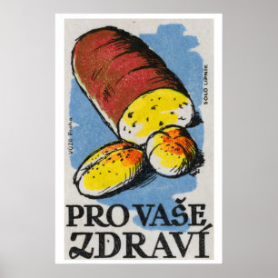 Aardappel Luciferdoosje Kunstprint, Tsjechische Vo Poster