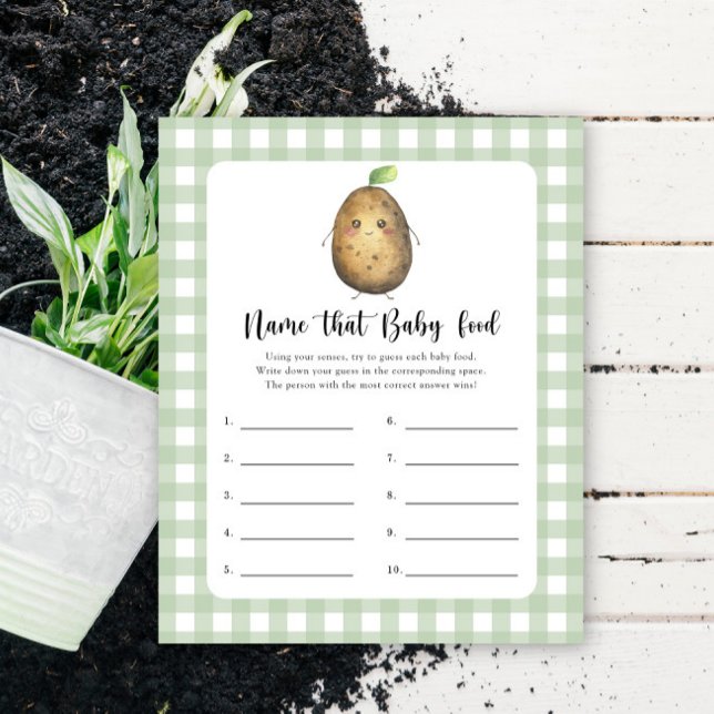 Aardappel - Noem dat baby Food douchespel (Creator heeft geüpload)