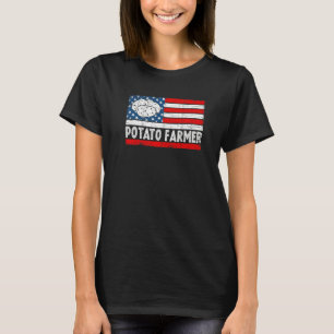 Aardappelboer Aardappels verbouwen Aardappelplant T-shirt