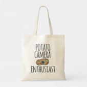 Aardappelcamera liefhebber Comic Photography Humor Tote Bag (Achterkant)