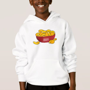 Aardappelchip cartoon illustratie 