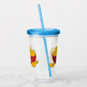 Aardappelchipafbeelding cartoon acryl drinkbeker (Links)
