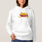 Aardappelchipafbeelding cartoon hoodie (Voorkant)
