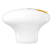 Aardappelchipafbeelding cartoon keramische knop (Zijkant)