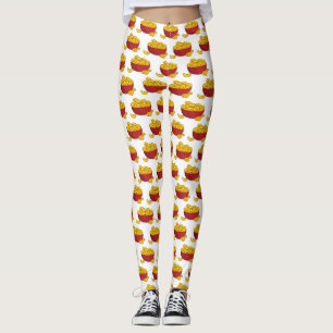 Aardappelchipafbeelding cartoon leggings