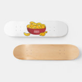 Aardappelchipafbeelding cartoon skateboard (Horizontaal)