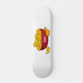 Aardappelchipafbeelding cartoon skateboard (Voorkant)