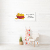 Aardappelchipafbeelding cartoon spandoek (Insitu)
