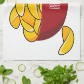 Aardappelchipafbeelding cartoon theedoek (Gevouwen)