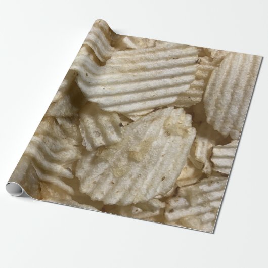 Aardappelchips Cadeaupapier (Uitgerold)