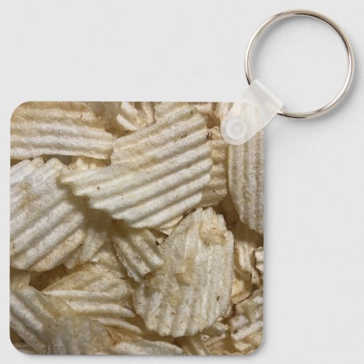 Aardappelchips Sleutelhanger (Achterkant)