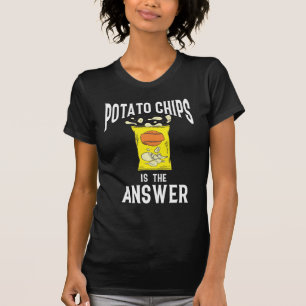 Aardappelchips Snack Fast Food potato T-shirt