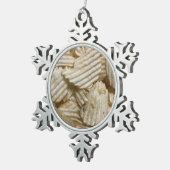 Aardappelchips Tin Sneeuwvlok Ornament (Rechts)
