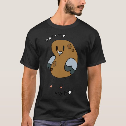 aardappelduif t-shirt (Voorkant)