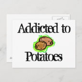 Aardappelen Briefkaart (Voorkant / Achterkant)