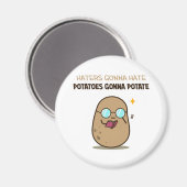 Aardappelen gaan potten magneet (Voorkant / Achterkant)