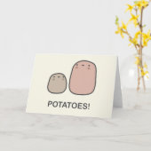Aardappelen! Kaart (Gele Bloem)