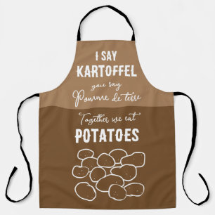 Aardappelen pomme de terre kartoffel fun schort