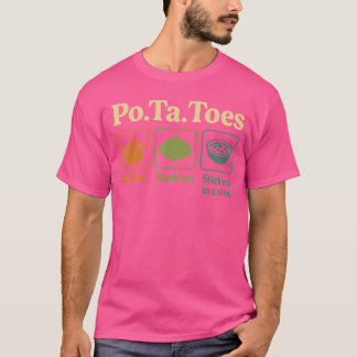 Aardappelen PoTaToes Aardappel grappig T-shirt