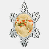 Aardappelen Tin Sneeuwvlok Ornament (Rechts)