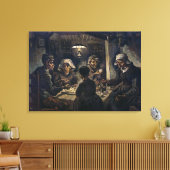 Aardappeleters | Van Gogh | Canvas Afdruk (Insitu (Woonkamer))