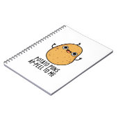 Aardappelgrappen B-linken Me Funny Aardappelgrap Notitieboek (Linkerzijde)