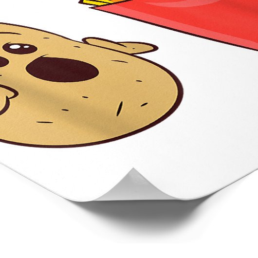 Aardappelmoes is dat je schamele aardappelen koopt poster (Hoek)