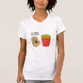 Aardappelmoes is dat je schamele aardappelen koopt t-shirt (Voorkant)