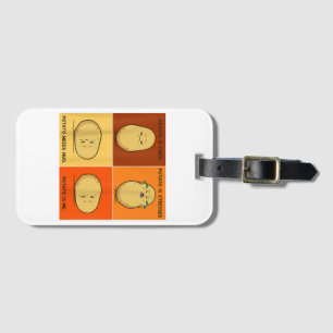 Aardappelmoot Vegetable Tater Vegan Lover Keto Bagagelabel
