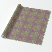 Aardappelmos Kleur Sneeuwvlokken Cadeaupapier (Uitgerold)